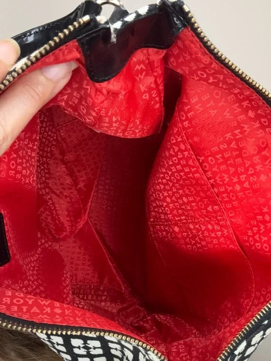 Kate Spade Classic Spade Mona shoulder bag in black and cream EUC Y2K - Picture 3 of 15